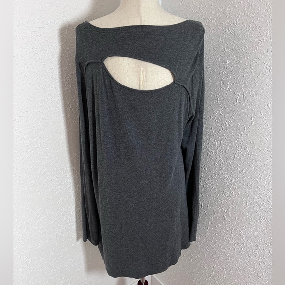 Soma French Terry Cutout Tunic Heather Quartz - Picture 6 of 8